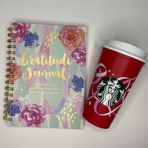 Gratitude & Goals Daily Journal // STARBUCKS Reusable Cup Duo!!!